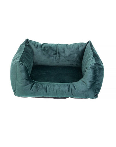 FERA Glamour sofa legowisko prostokątne zielone rozm. L