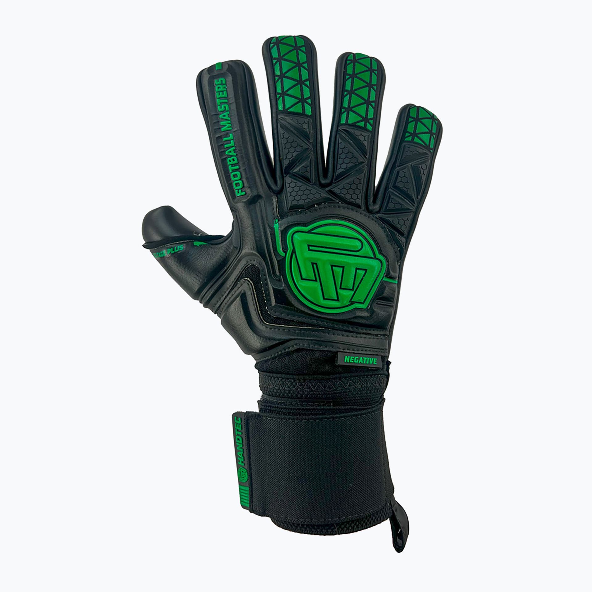Rękawice bramkarskie Football Masters Voltage Plus NC black/green WYSYŁKA W 24H 30 DNI NA ZWROT