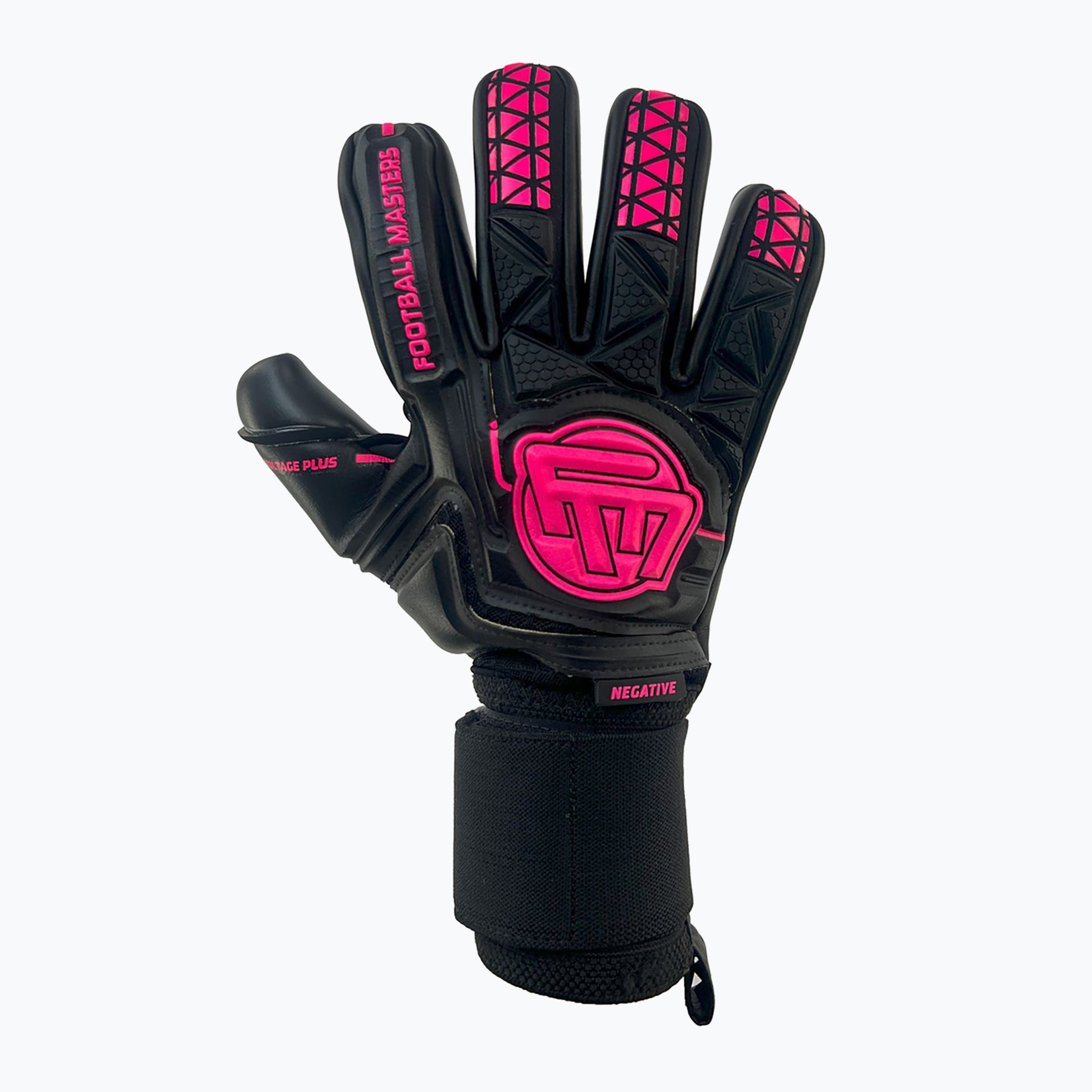 Rękawice bramkarskie Football Masters Voltage Plus NC black/pink WYSYŁKA W 24H 30 DNI NA ZWROT