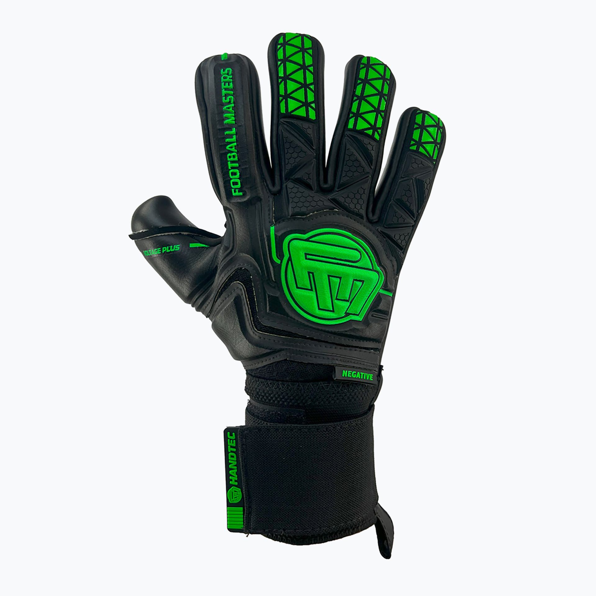 Rękawice bramkarskie Football Masters Voltage Plus NC black/fluo WYSYŁKA W 24H 30 DNI NA ZWROT