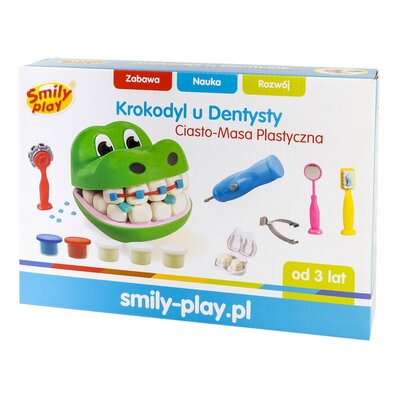 SMILY Ciasto-Masa Plastyczna Krokodyl u dentysty GXP-722972