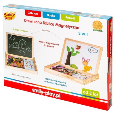 Drewniana Tablica Magnetyczna SMILY PLAY