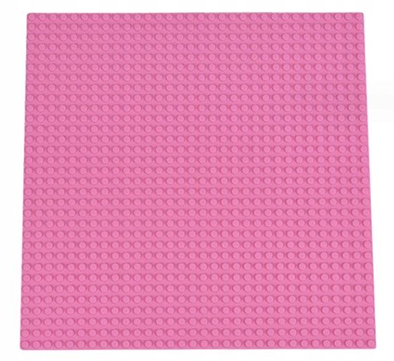 Płyta Konstrukcyjna Bazowa Do Klocków Podstawka Do Budowania Różowa