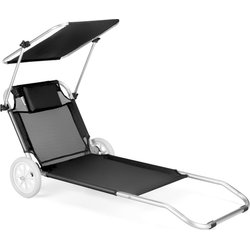 Leżak ogrodowy z daszkiem Sun Outtec