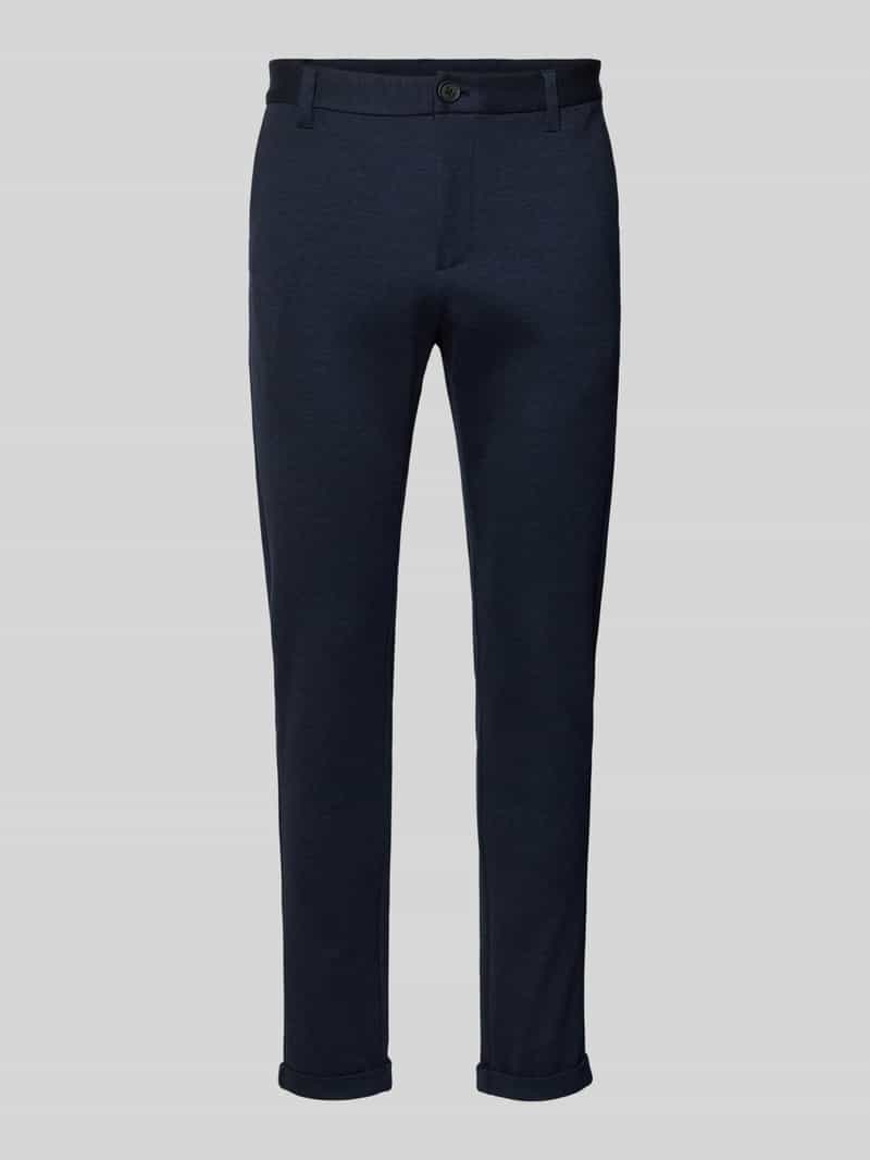 Spodnie materiałowe o skróconym kroju slim fit