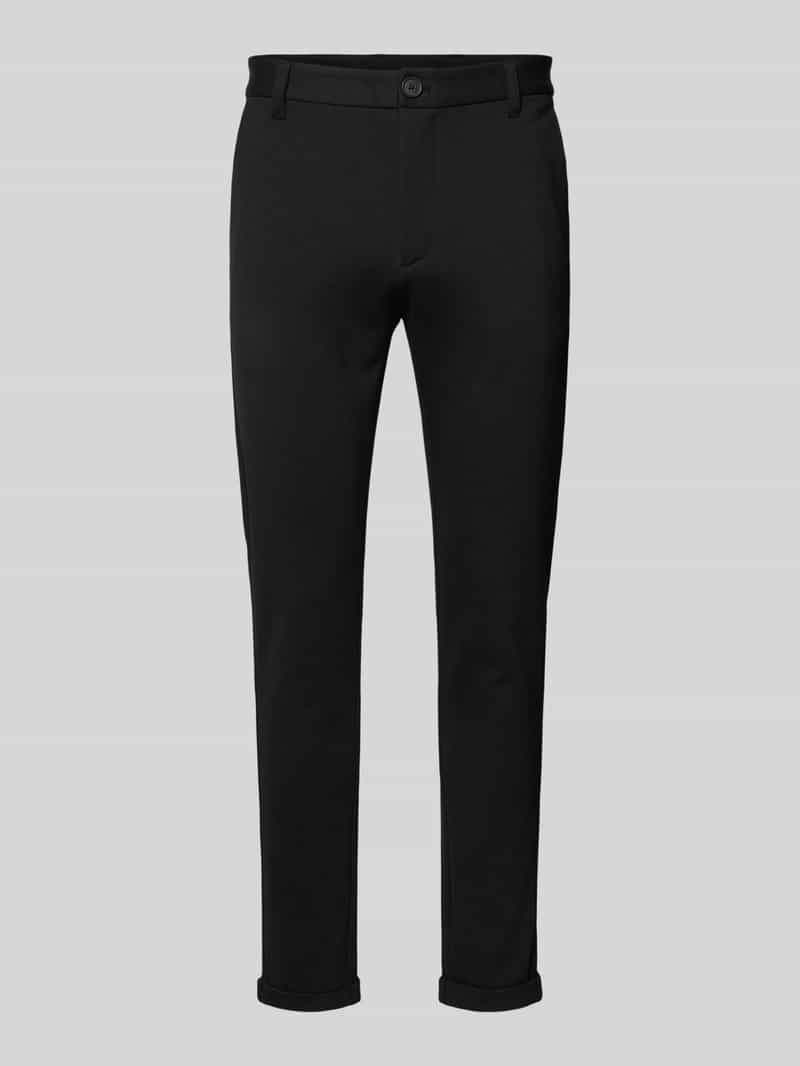 Spodnie materiałowe o skróconym kroju slim fit
