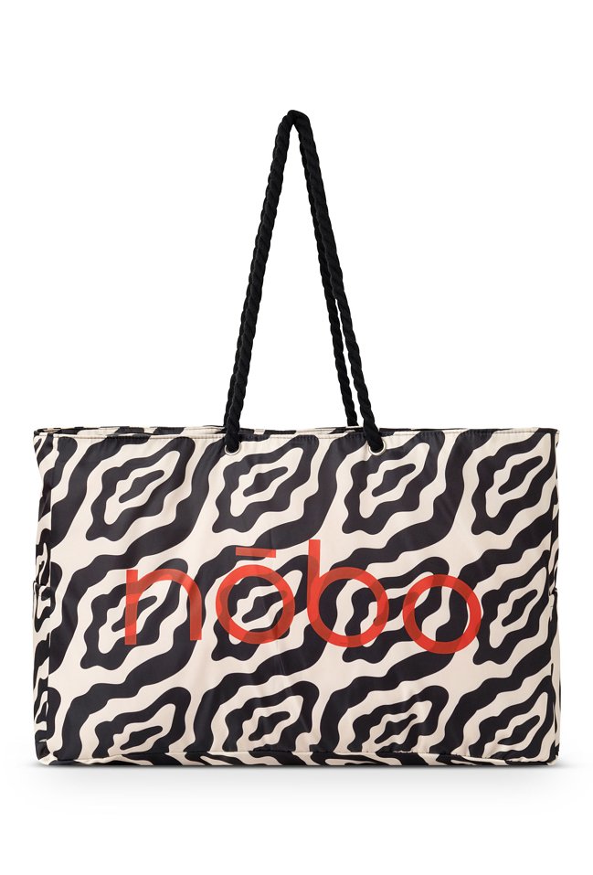 Maxi torba plażowa NOBO z printem - Nobo