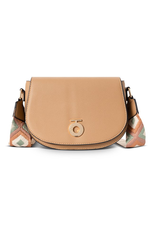 Torebka crossbody NOBO z kolorowym paskiem - Nobo