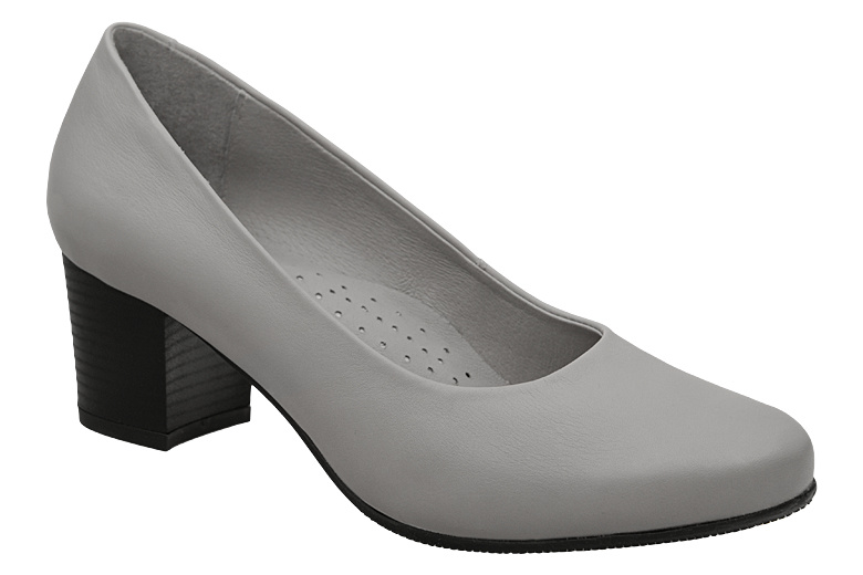 Czółenka na obcasie buty AXEL Comfort 1666 Turia Szara Kosela Medic 9666