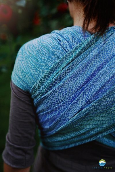 Chusta tkana Little Frog - Marine Linen Wildness - 7