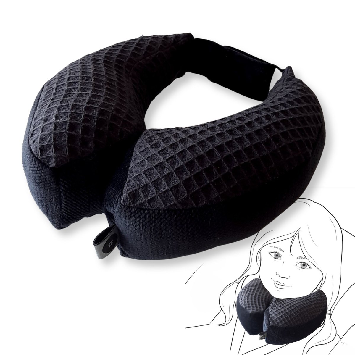 Poduszka Stabilizująca ROLLERSY rozm. S (1-2 lata) BLACK
