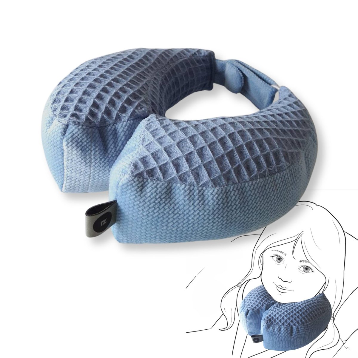 Poduszka Stabilizująca ROLLERSY rozm. S (1-2 lata) Denim