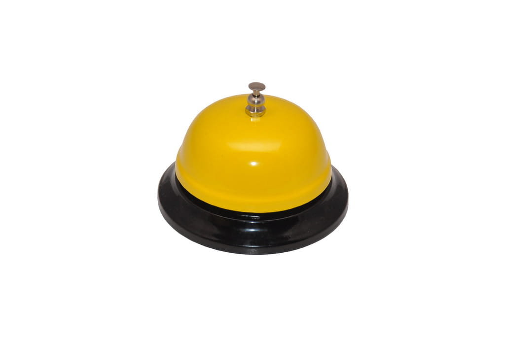 Żółty Dzwonek Do Tablicy Sensorycznej.