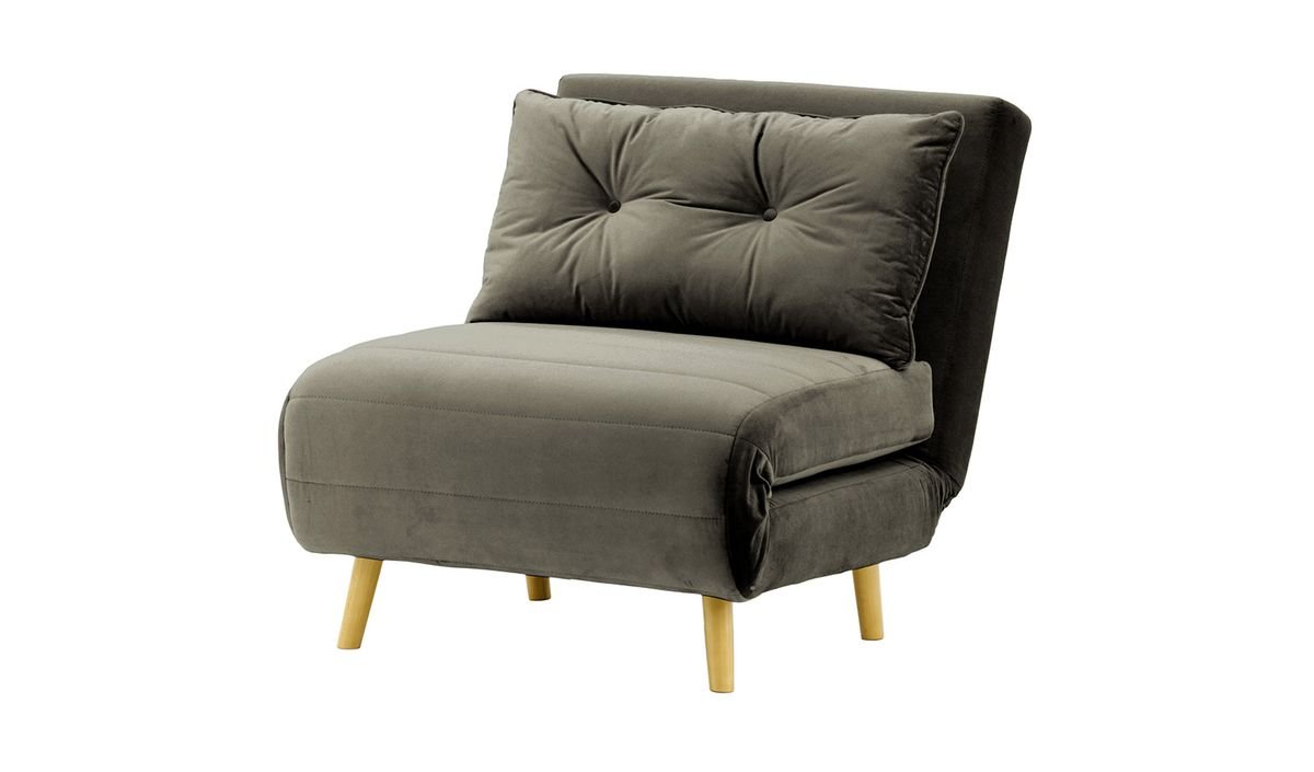 Fotel rozkładany Flic 77 cm-Velluto 19-like oak