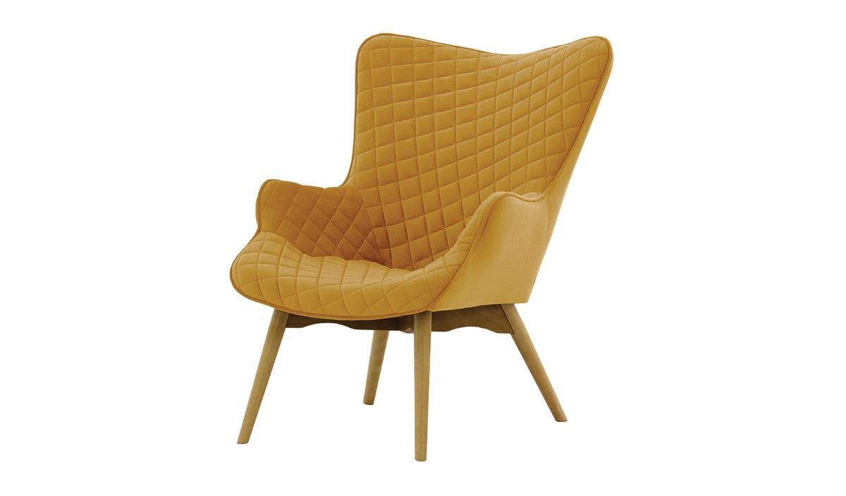 Fotel uszak z przeszyciami Ducon Velvet-Velluto 8