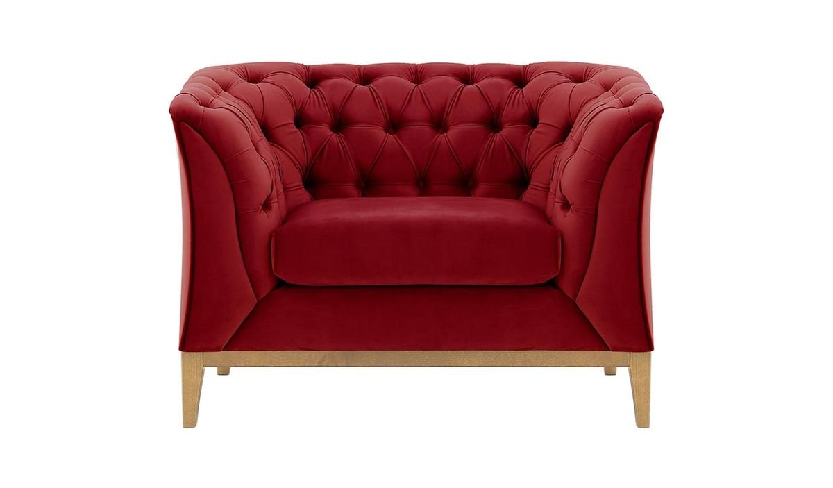 Fotel Chesterfield Modern Wood-Velluto 7