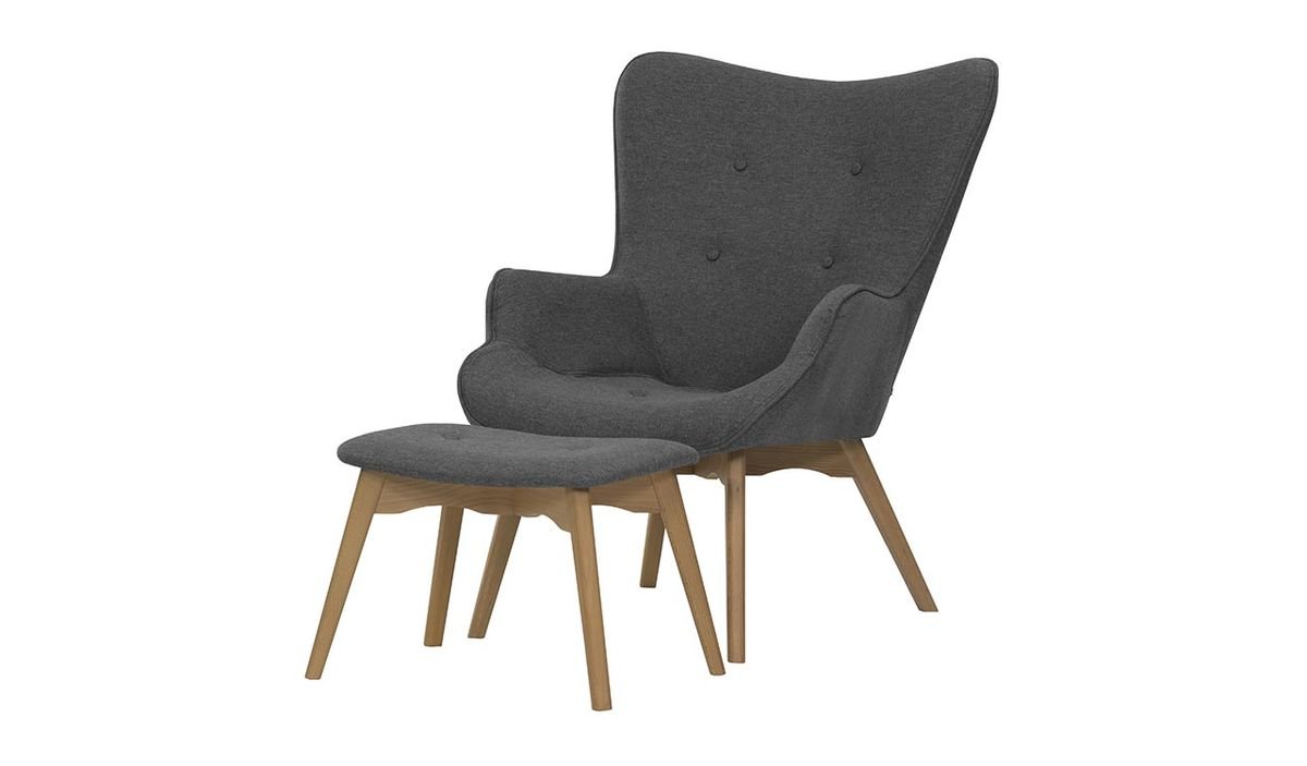 Fotel uszak z podnóżkiem Ducon-Malmo 95