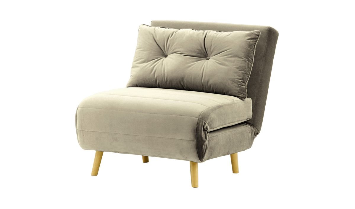 Fotel rozkładany Flic 77 cm-Velluto 17-like oak