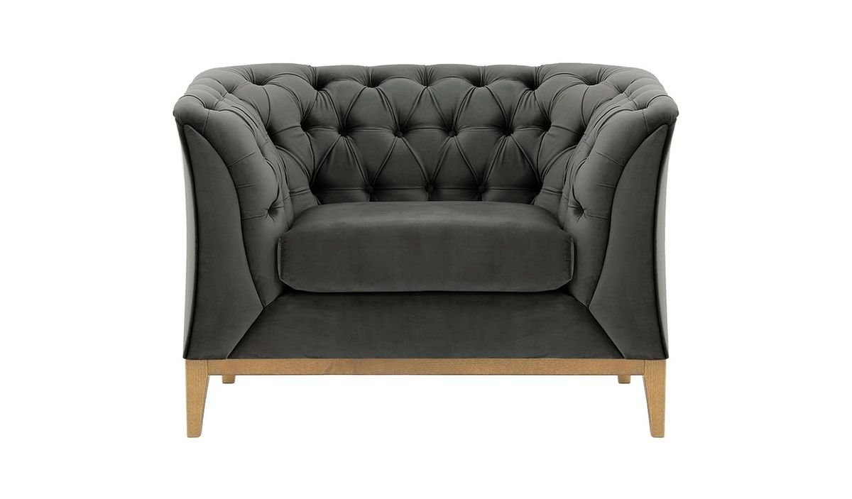 Fotel Chesterfield Modern Wood-Velluto 19