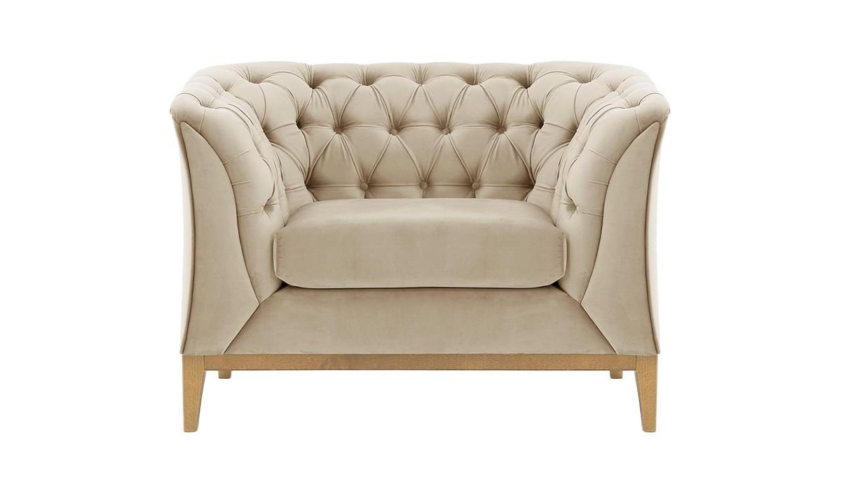 Fotel Chesterfield Modern Wood-Velluto 2