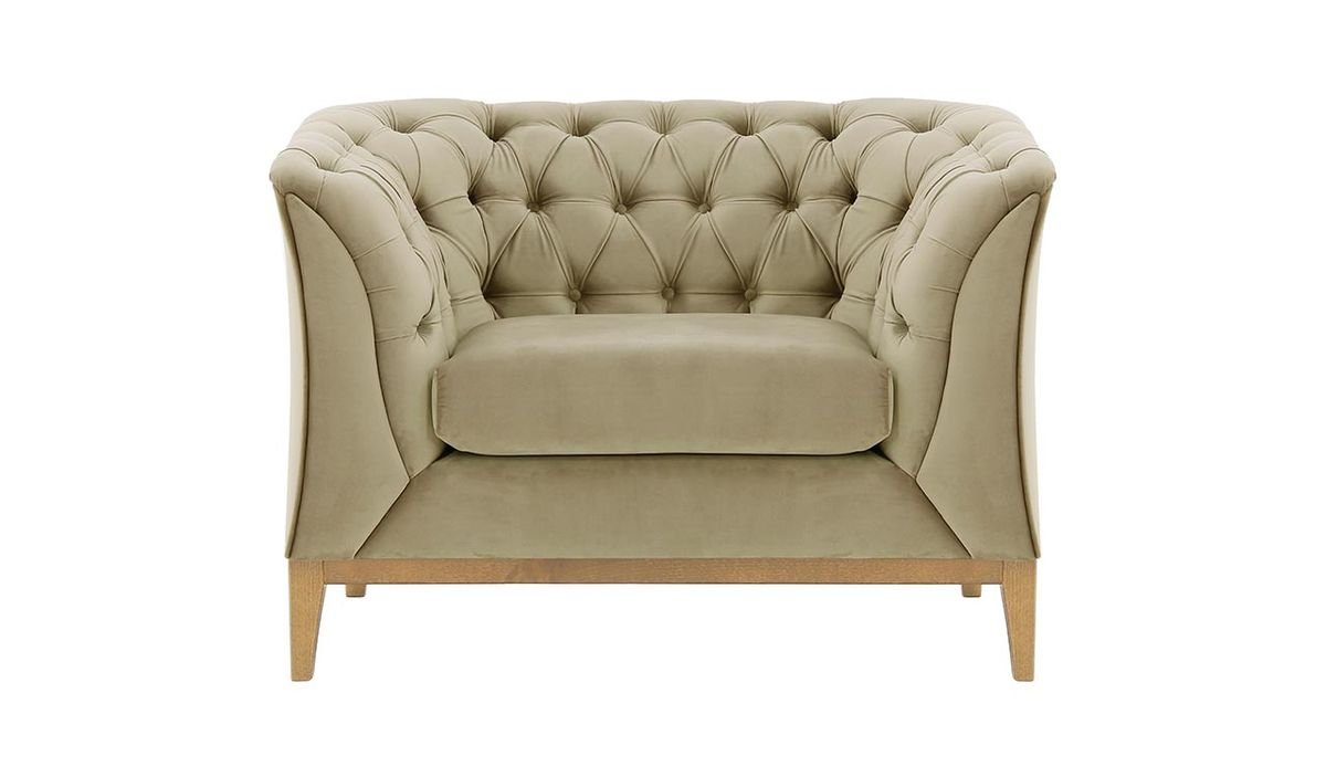 Fotel Chesterfield Modern Wood-Velluto 3