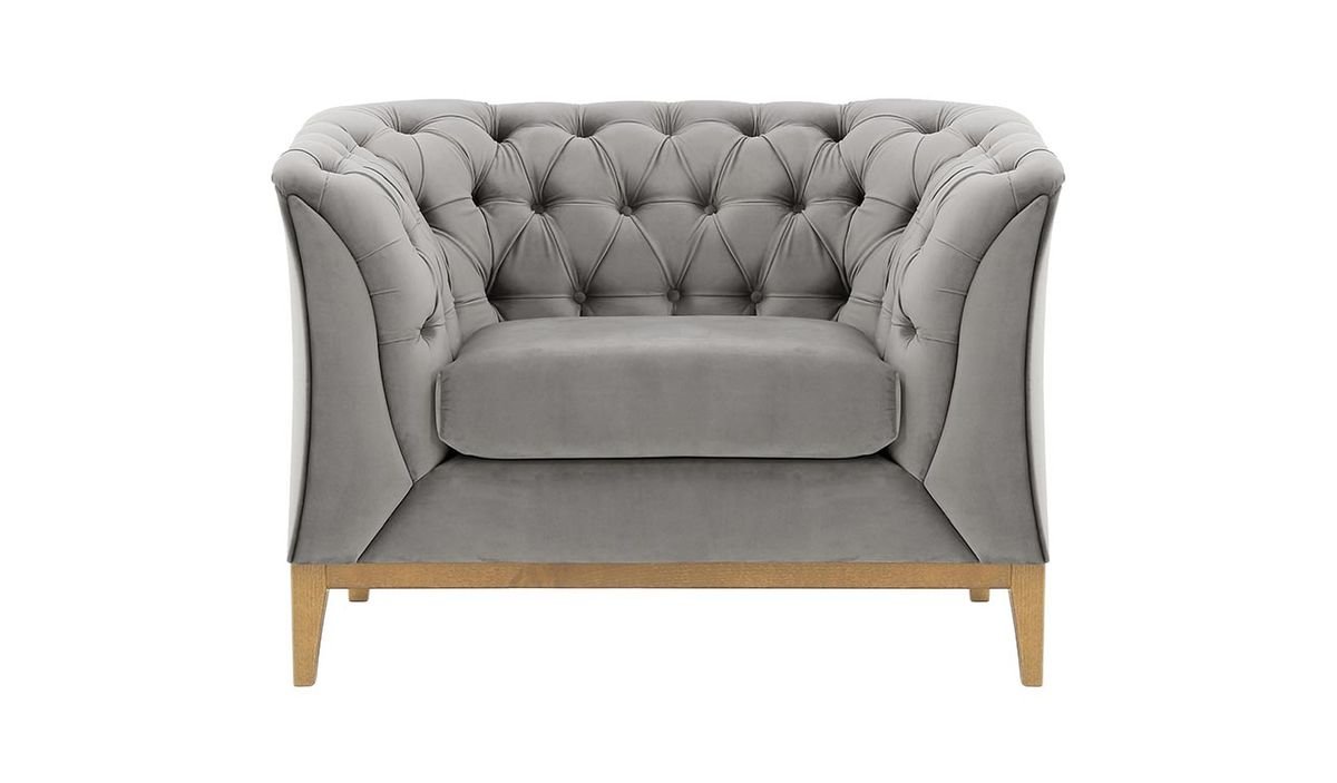Fotel Chesterfield Modern Wood-Velluto 15