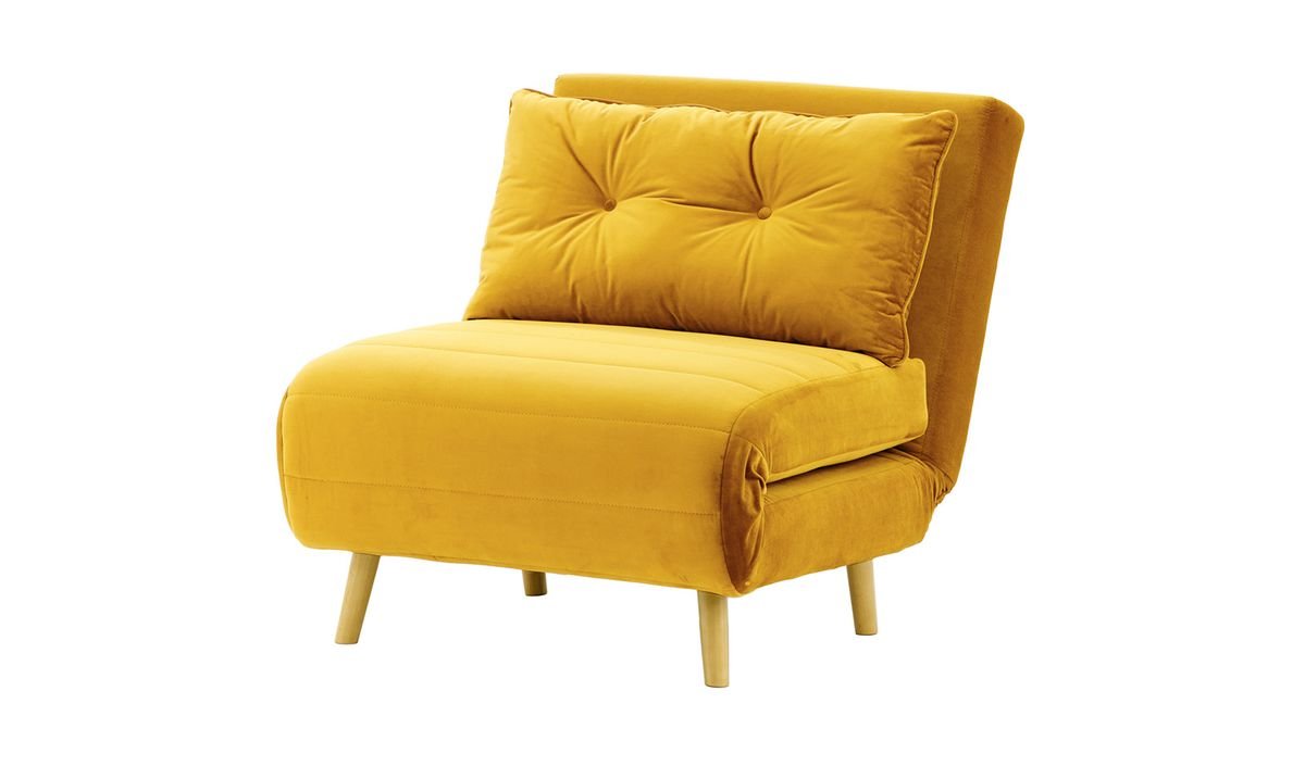 Fotel rozkładany Flic 77 cm-Velluto 8-like oak