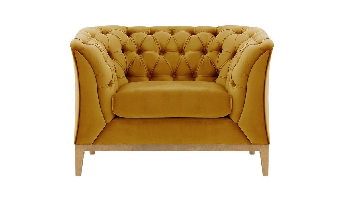 Fotel Chesterfield Modern Wood-Velluto 8