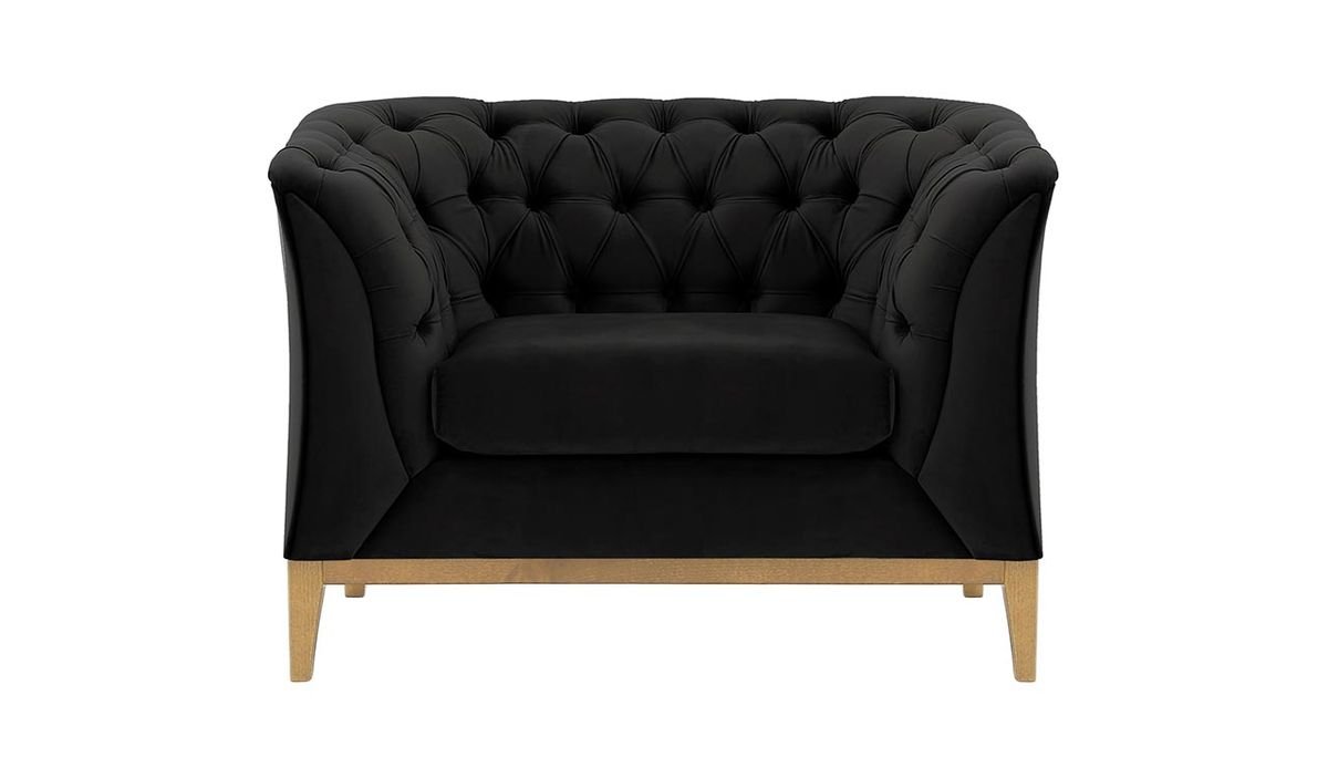 Fotel Chesterfield Modern Wood-Velluto 20