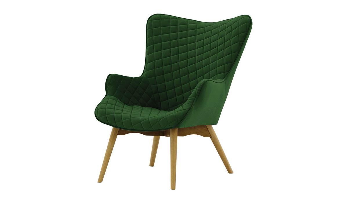 Fotel uszak z przeszyciami Ducon Velvet-Velluto 10