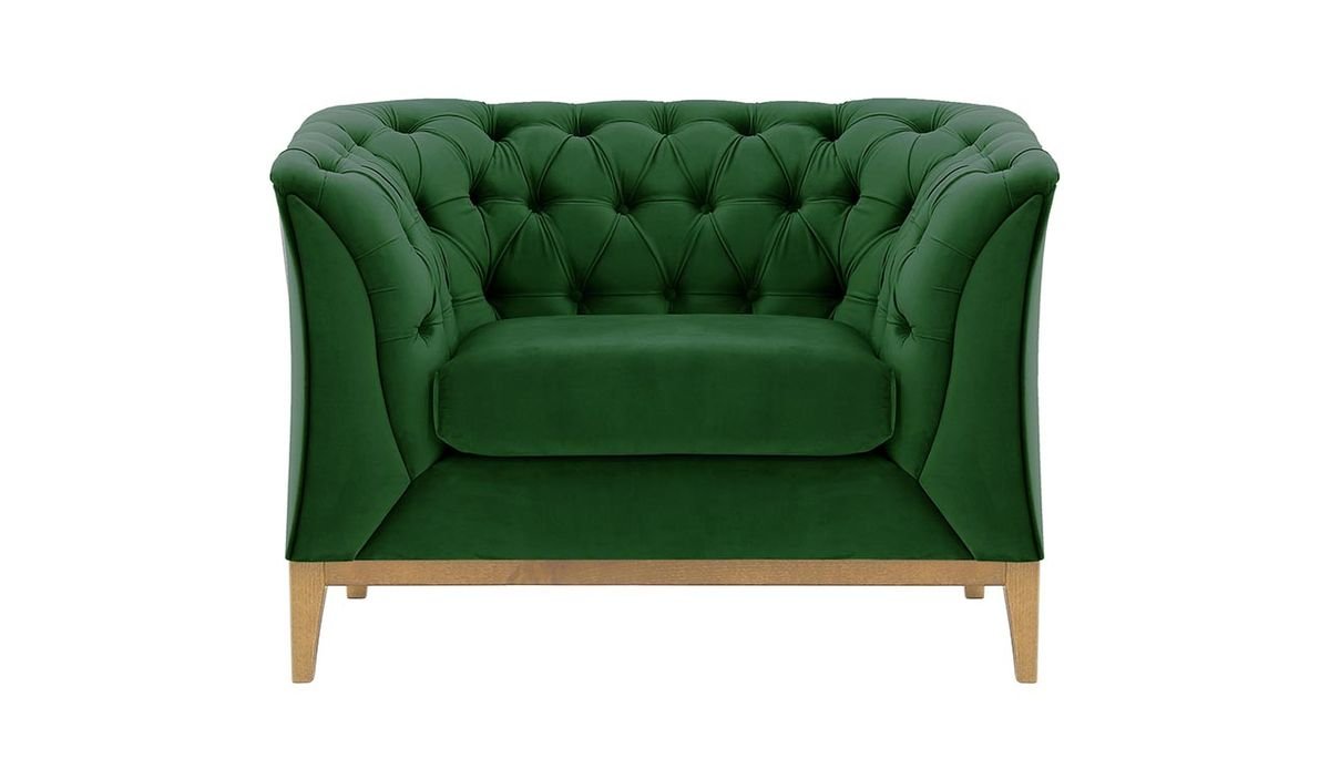Fotel Chesterfield Modern Wood-Velluto 10