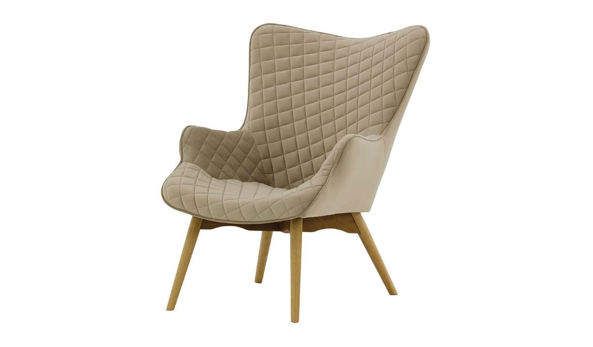 Fotel uszak z przeszyciami Ducon Velvet-Velluto 3