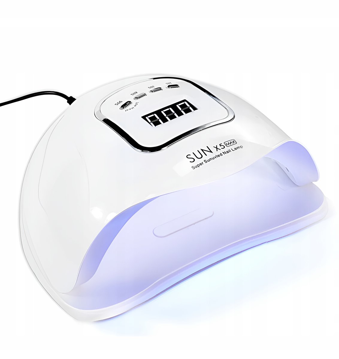 Lampa Do Paznokci Uv Led 180w Do Hybryd Żeli Mocna Hybrydy Sun X5 Max LCD