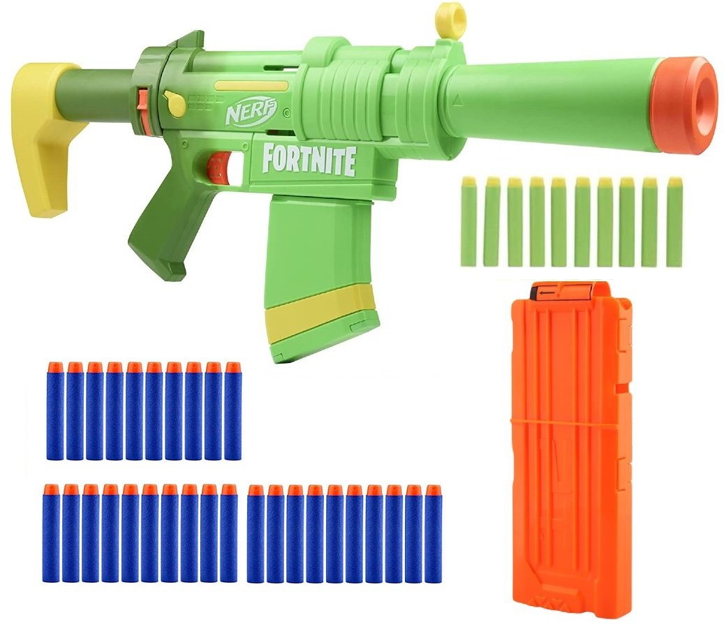 Nerf Fortnite SMG-ZESTY Elite F0319 + magazynek CS-12 + 30 strzałek