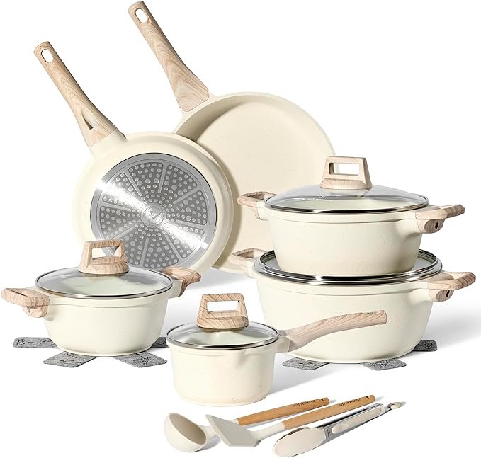 Zestaw garnków Just Perfecto Household Appliances aluminiowe 15 el.