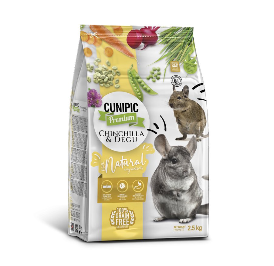Cunipic Premium Chinchilla&Degu 2,5Kg