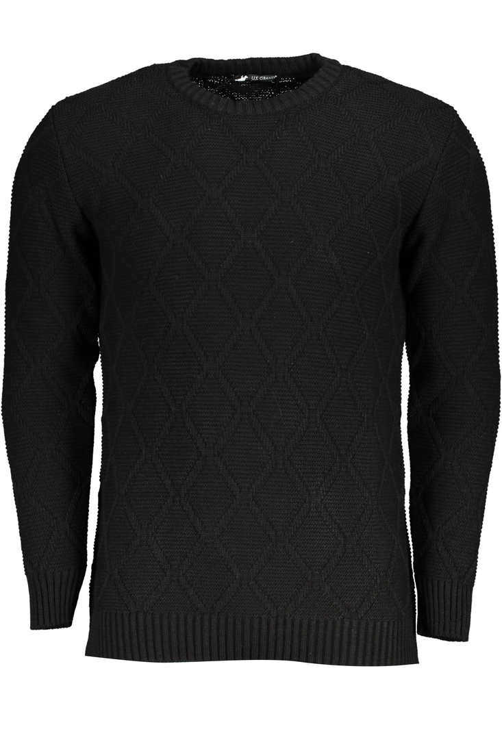 CZARNY SWETER MĘSKI US GRAND POLO
