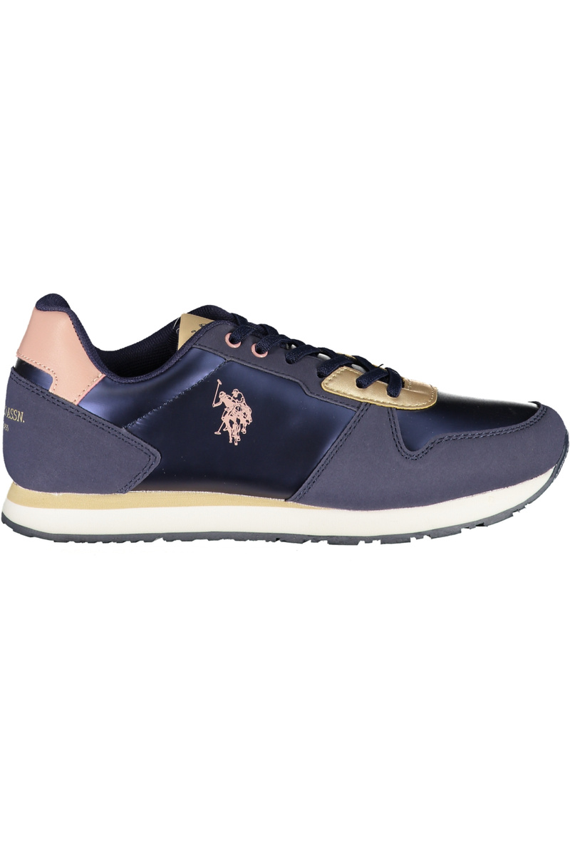 US POLO ASSN. NIEBIESKIE OBUWIE SPORTOWE DLA KOBIET