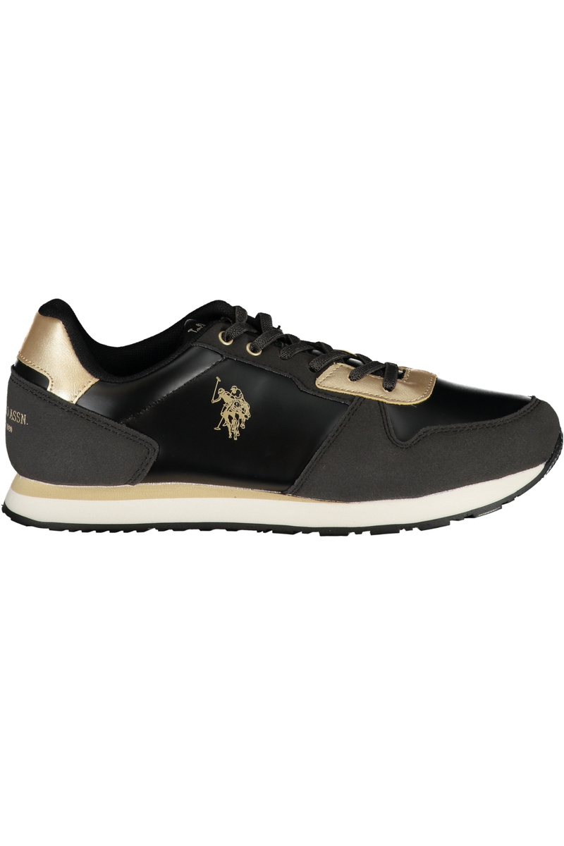 US POLO ASSN. CZARNE DAMSKIE OBUWIE SPORTOWE