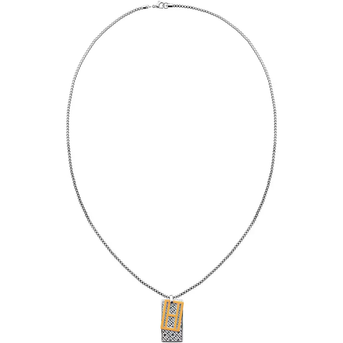 Biżuteria TOMMY HILFIGER 2790450. Naszyjnik, Kolor szary. Mężczyzna.