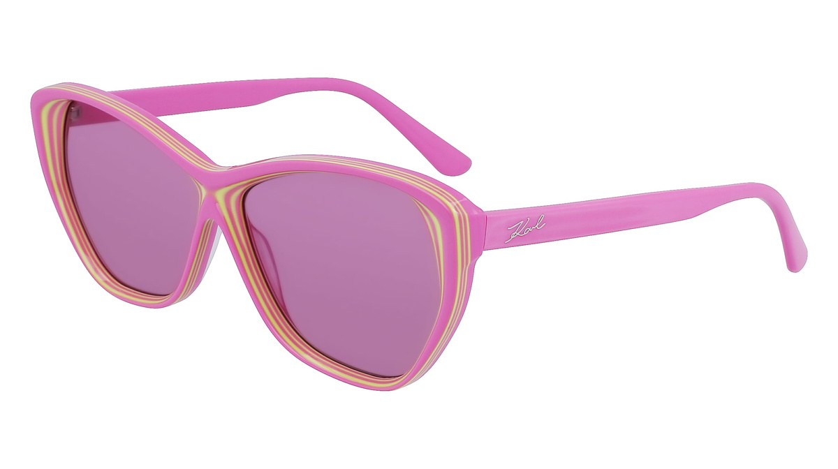 Okulary KARL LAGERFELD KL6103S-664. Okulary przeciwsłoneczne, Kolor różowy. Kobieta.