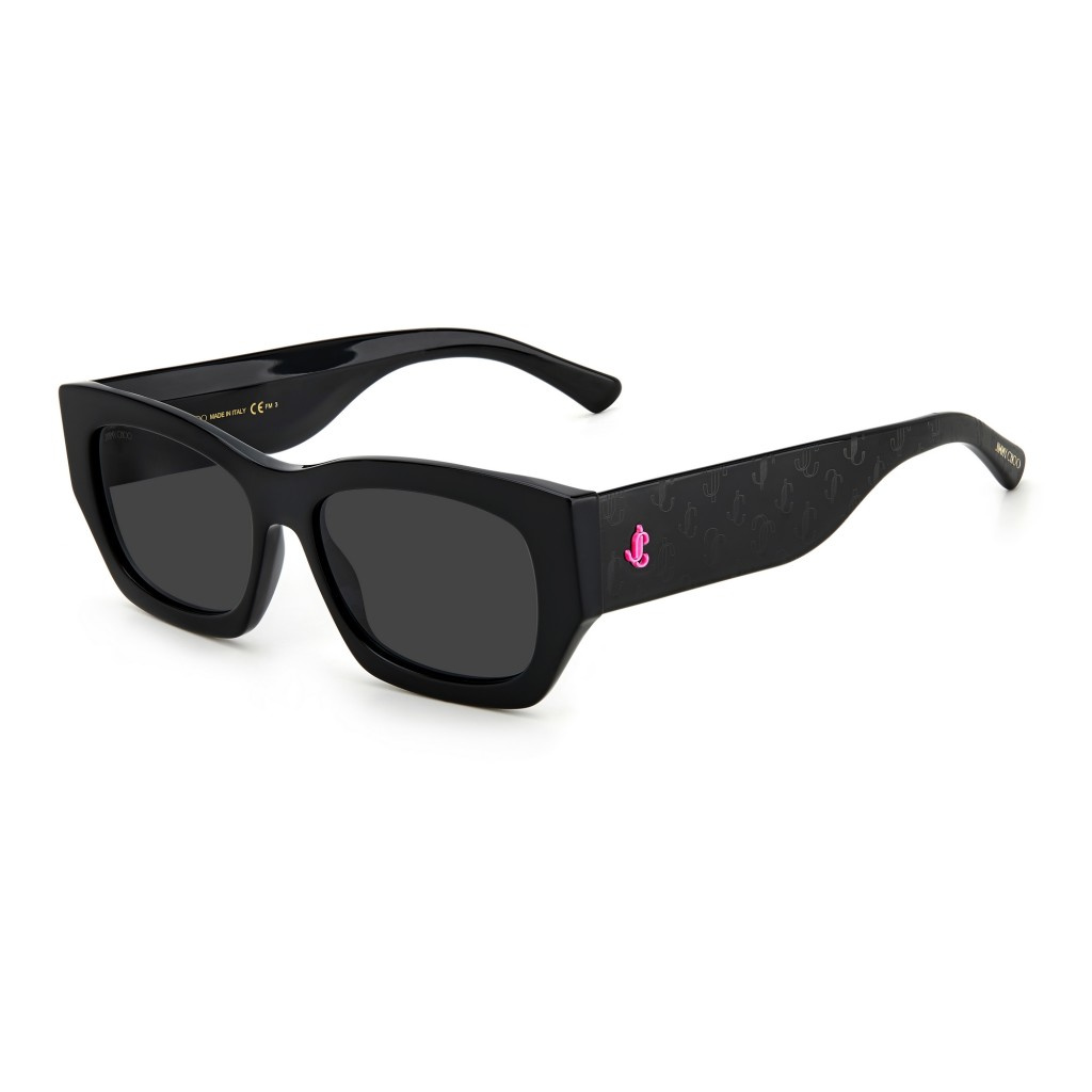 Okulary JIMMY CHOO CAMI-S-807. Okulary przeciwsłoneczne, Kolor czarny. Kobieta.