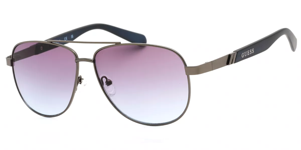 Okulary GUESS GF0246-11W. Okulary przeciwsłoneczne, Kolor szary. Mężczyzna.