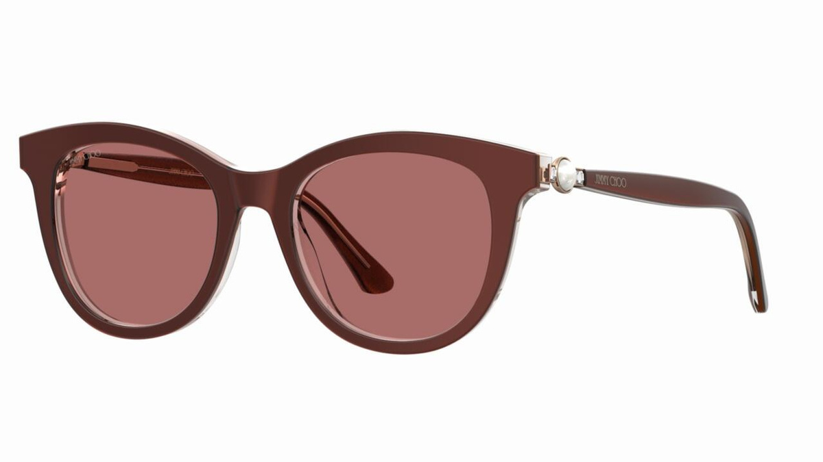 Okulary JIMMY CHOO ANNABETHSMWU. Okulary przeciwsłoneczne, Kolor czerwony. Kobieta.