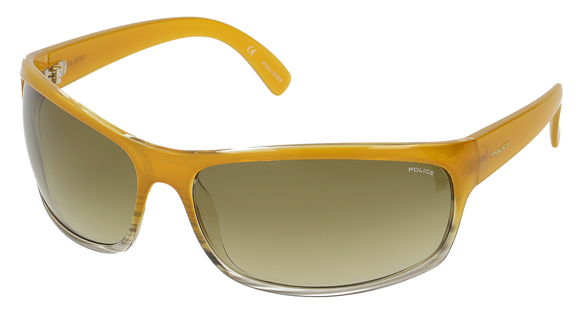 Okulary POLICE S1863710AEX. Okulary przeciwsłoneczne, Kolor brązowy. Unisex.