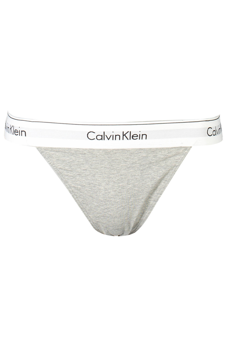 CALVIN KLEIN SZARE STRINGI DAMSKIE