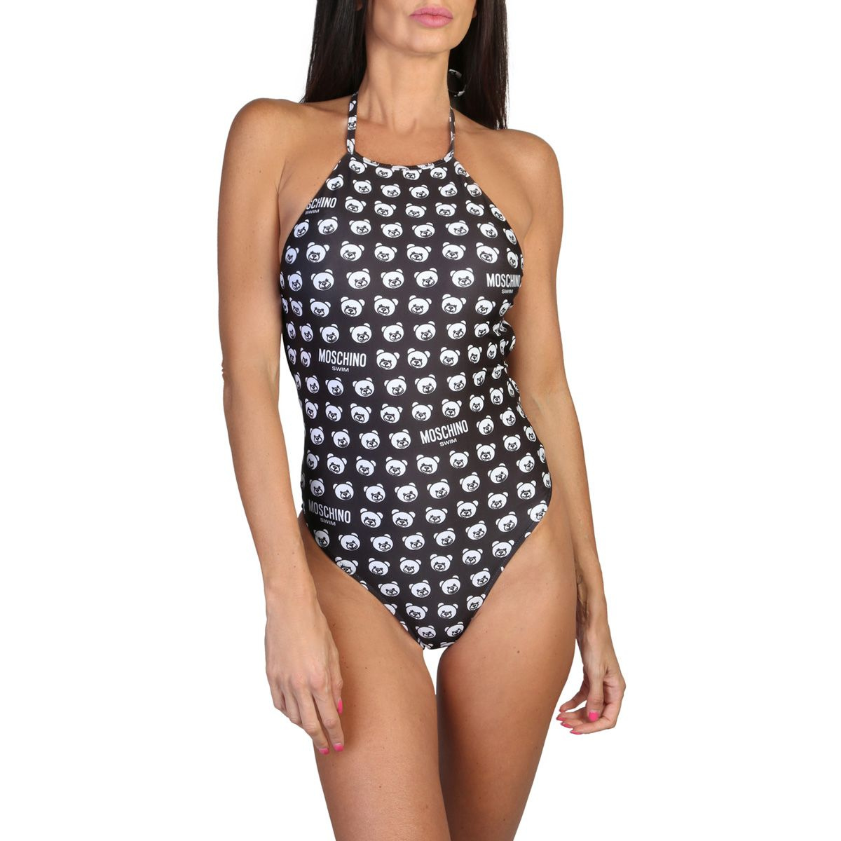 Stroje kąpielowe marki Moschino model A4934-9406. Kolor Czarny, Odzież Damskie. sezon: Wiosna/Lato