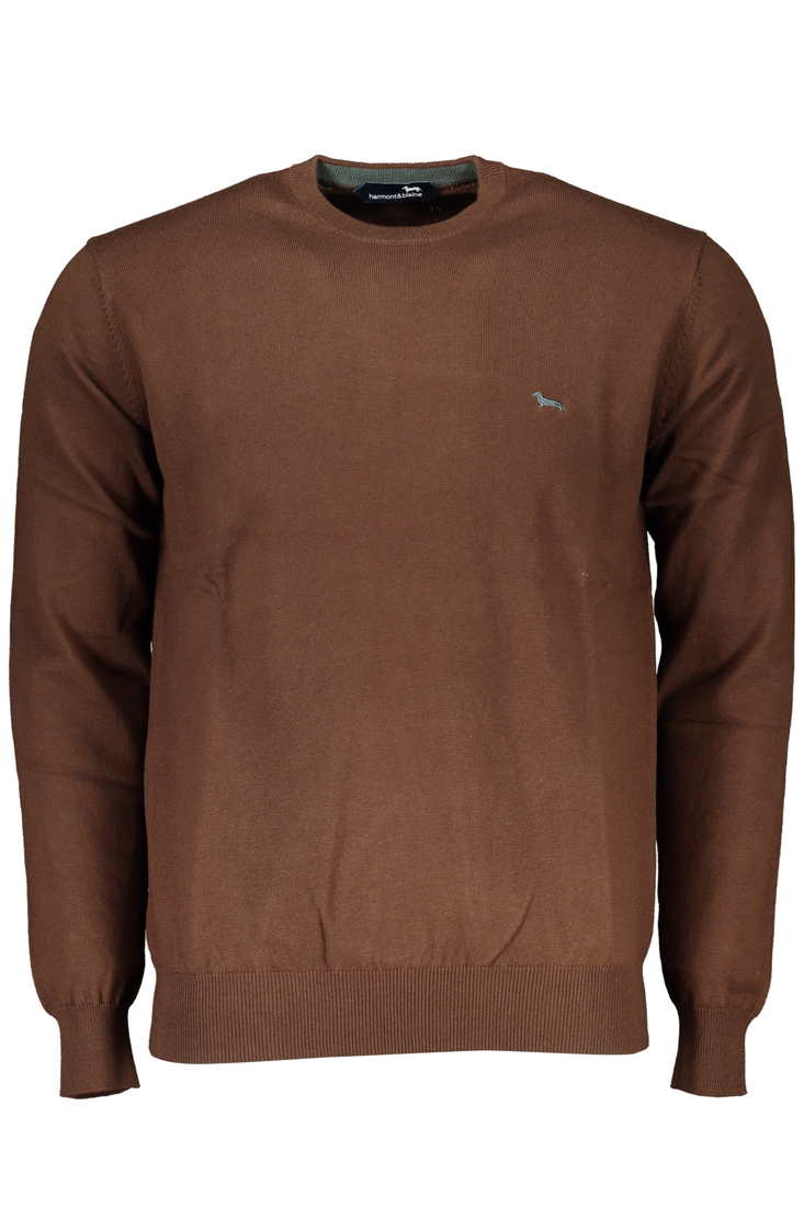 BRĄZOWY SWETER MĘSKI HARMONT & BLAINE