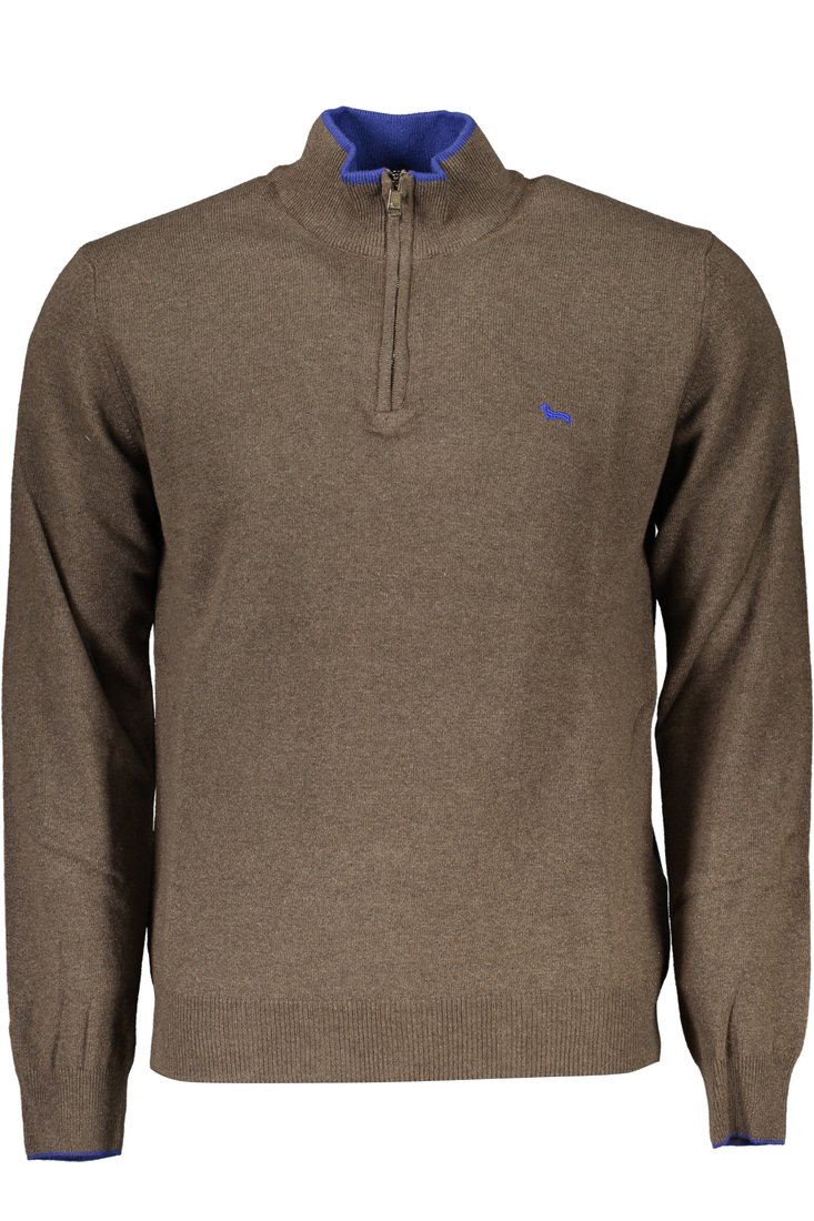 BRĄZOWY SWETER MĘSKI HARMONT & BLAINE