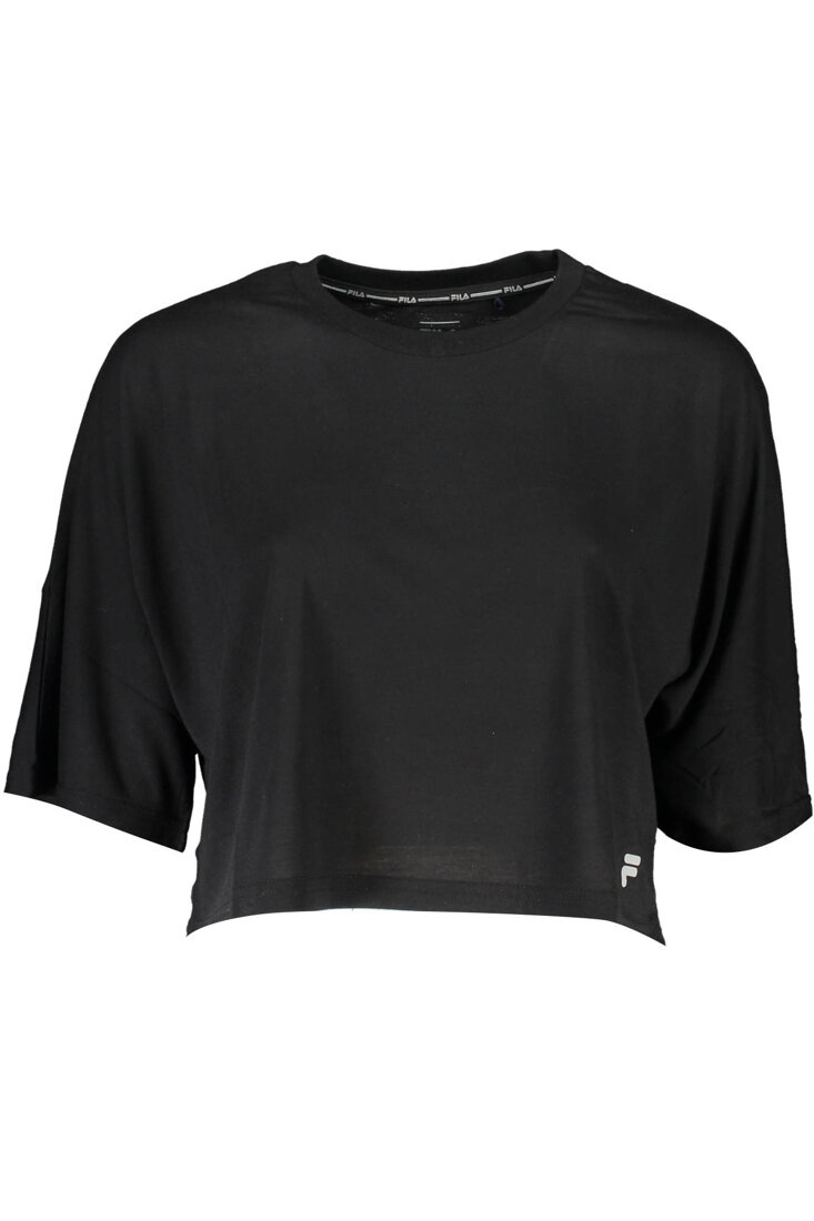FILA DAMSKI T-SHIRT Z KRÓTKIM RĘKAWEM CZARNY